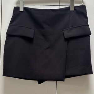 Endless Rose Black Mini Skort